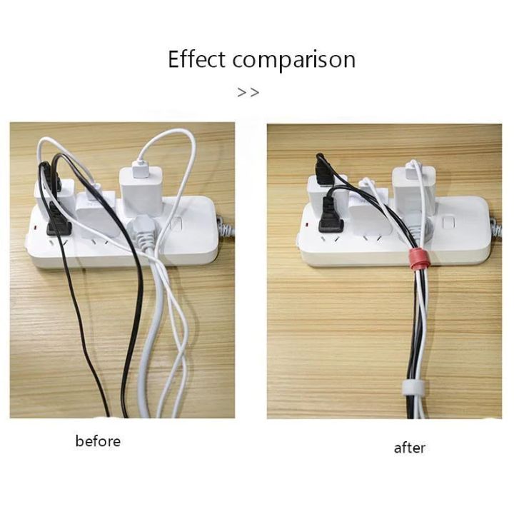 Selbstklebender & Wiederverwendbarer Kabelorganizer (50 Stück)