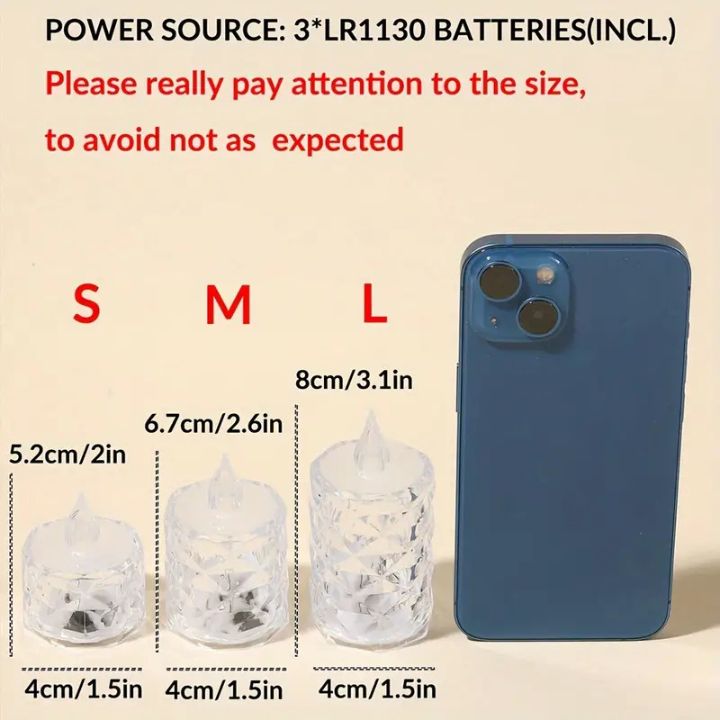 2+1 Gratis | Kristall LED-Kerze – Flammenlos, Sicher & Stilvoll