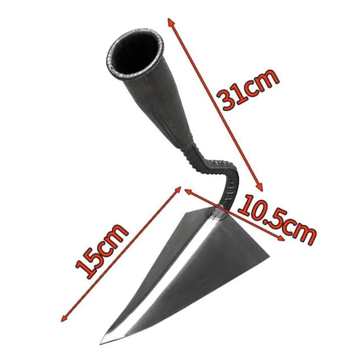2-in-1 Edelstahl Dreieck Unkrautentferner & Bodenlockerer
