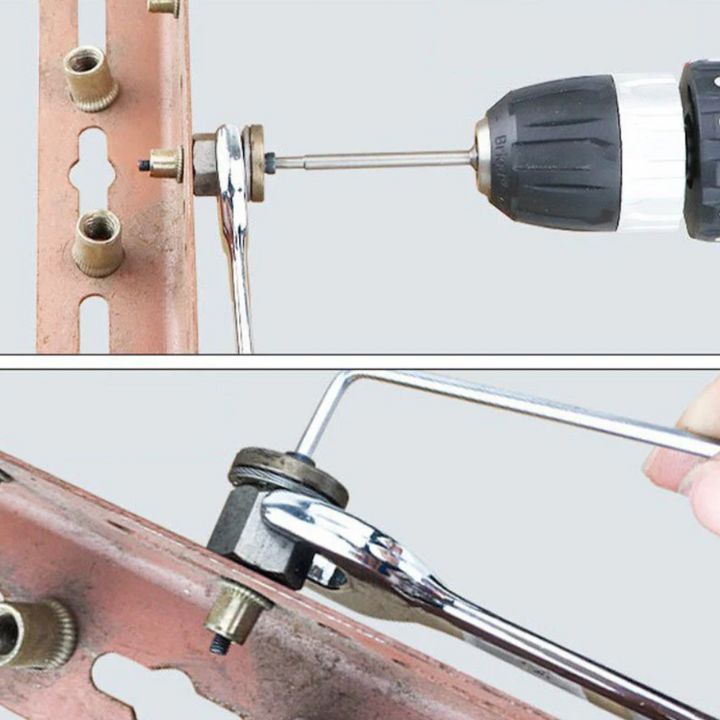 Hochwertiges Nietmuttern-Set mit Flachkopf (100 Stück)