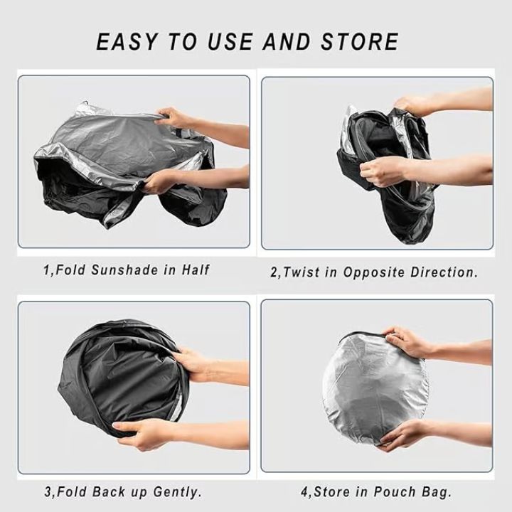 Faltbarer Windschutzscheibenabdeckung – UV-Schutz fürs Auto