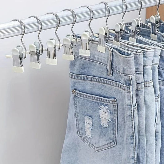 Edelstahl-Kleiderclip – Robuste Hänger