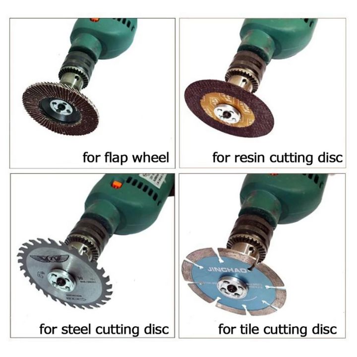 5-tlg Bohrmaschinen-Winkelschleifer Adapter – Schneid- & Polierstab