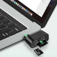 4-in-1 drehbarer USB-Hub – Mehr Anschlüsse, weniger Chaos