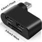 4-in-1 drehbarer USB-Hub – Mehr Anschlüsse, weniger Chaos