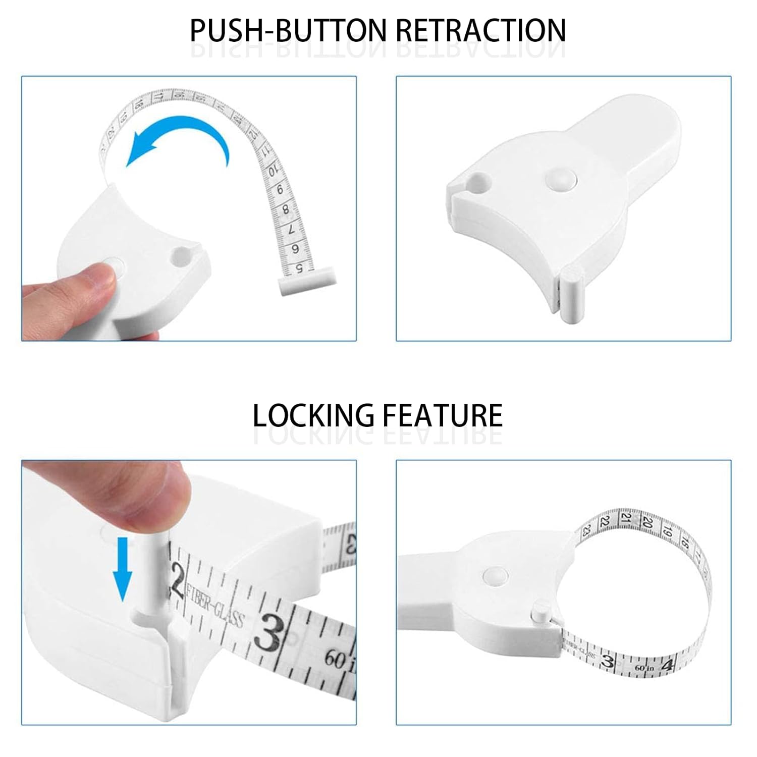 1+1 GRATIS | Präzises Körpermaßband für genaue Fitnessverfolgung