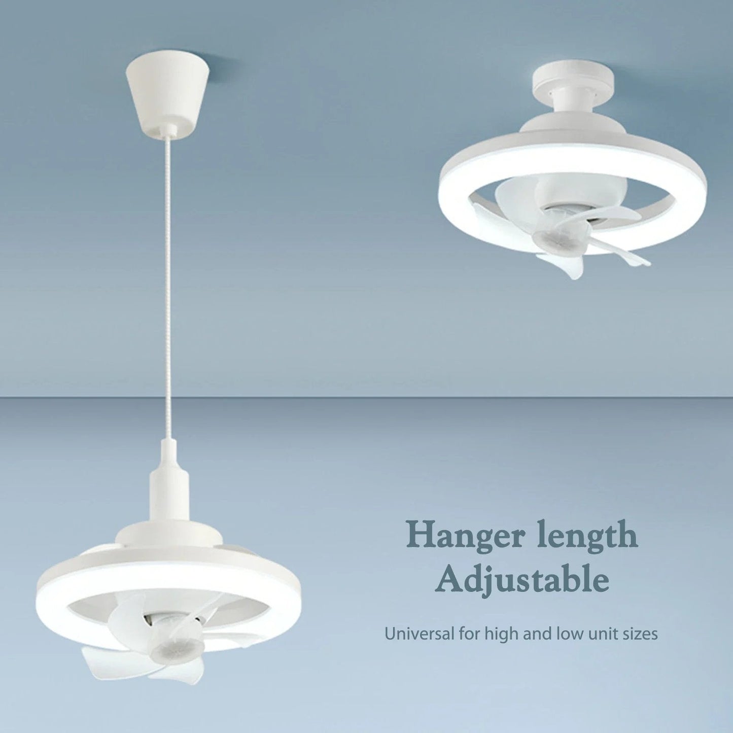 LED-Deckenventilator mit Fernbedienung – Leise & Stilvolle Kühlung