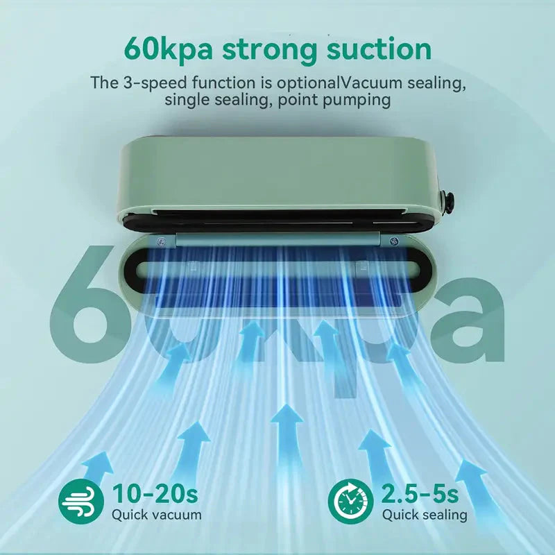 Mini Kabelloses Vakuumiergerät – Frische Lebensmittel im Handumdrehen