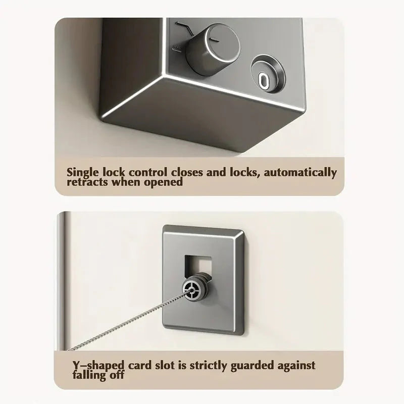 4.2 Meter Praktische Ausziehbare Wäscheleine