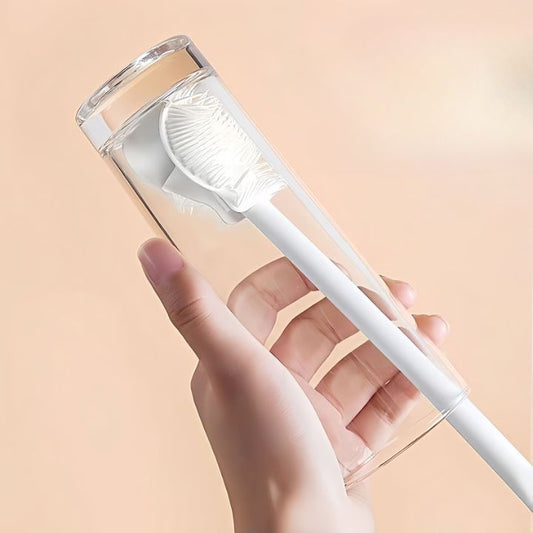 Flexibler Silikon-Flaschenbürste – Hygienereiniger für Gläser