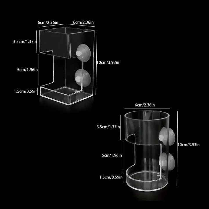 Aquarium-Futterstation mit Saugnäpfen – Sauberes & gezieltes Füttern