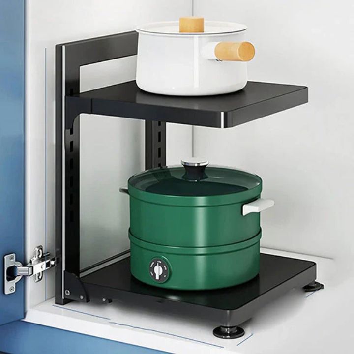 Kochgeschirr-Organizer – Verstellbare Halterung für Töpfe & Pfannen