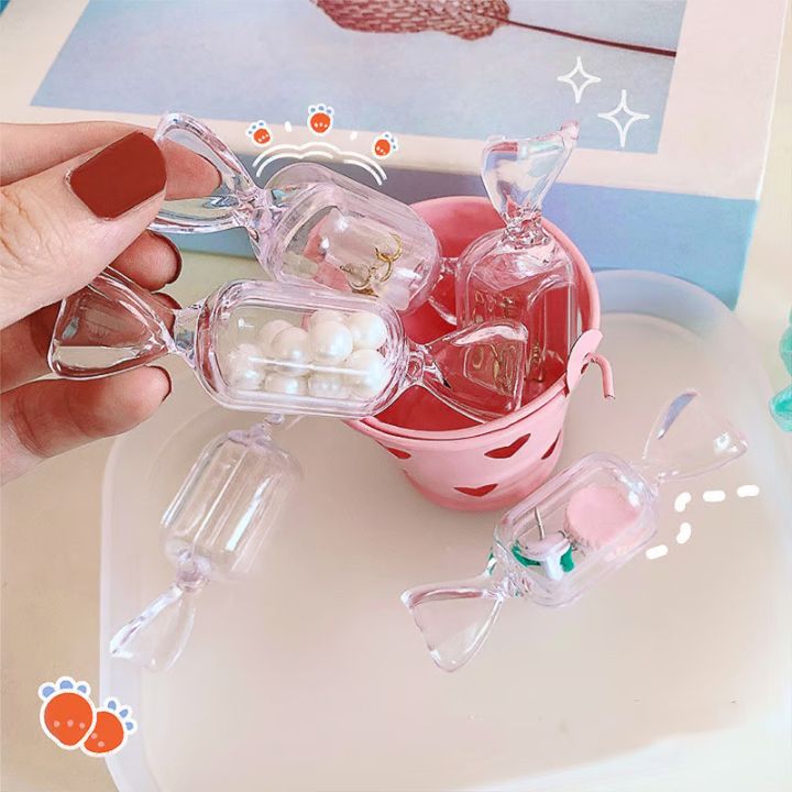 Schmuck-Geschenkbox – Bonbonform für Ringe & Ohrringe