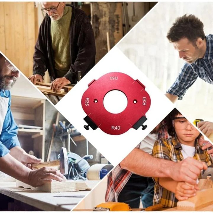 4-in-1 Holzverarbeitungs-Bogenschablone