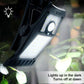 Groß Solar-LED-Außenlampe – Mit Clip & Bewegungsmelder