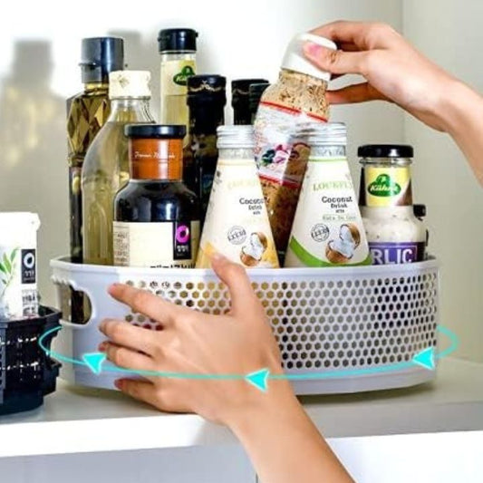 360° Drehbares Aufbewahrungsregal – Platzsparend & vielseitig einsetzbar