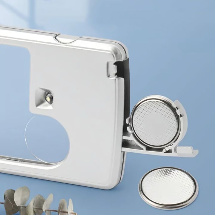 1+1 Gratis | Lesehilfe Lupe mit LED – 5x Vergrößerung, blendfrei & tragbar