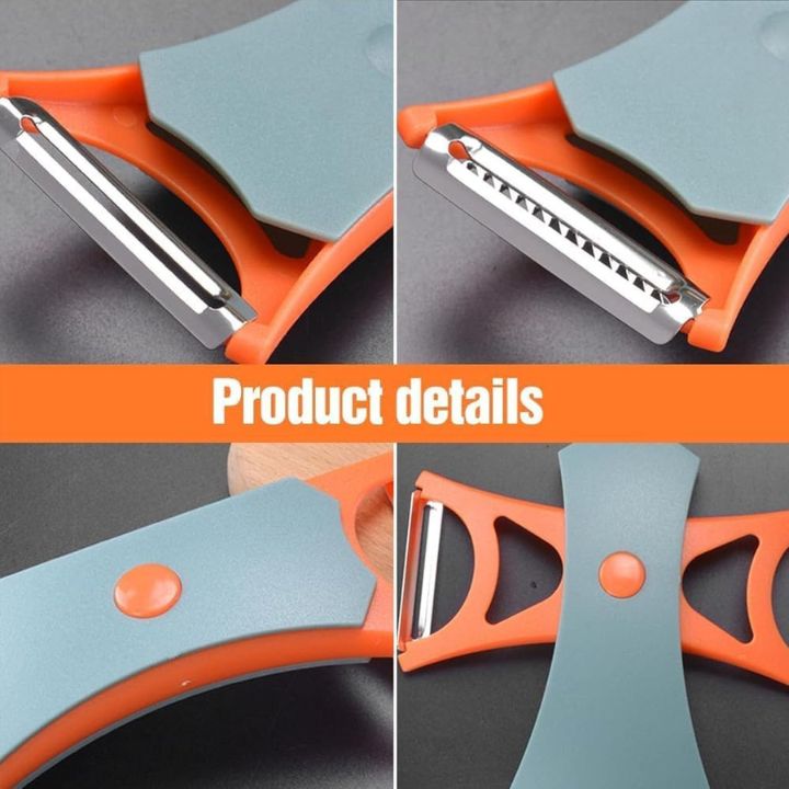 Multifunktionaler Obst- und Gemüseschäler mit Reibe