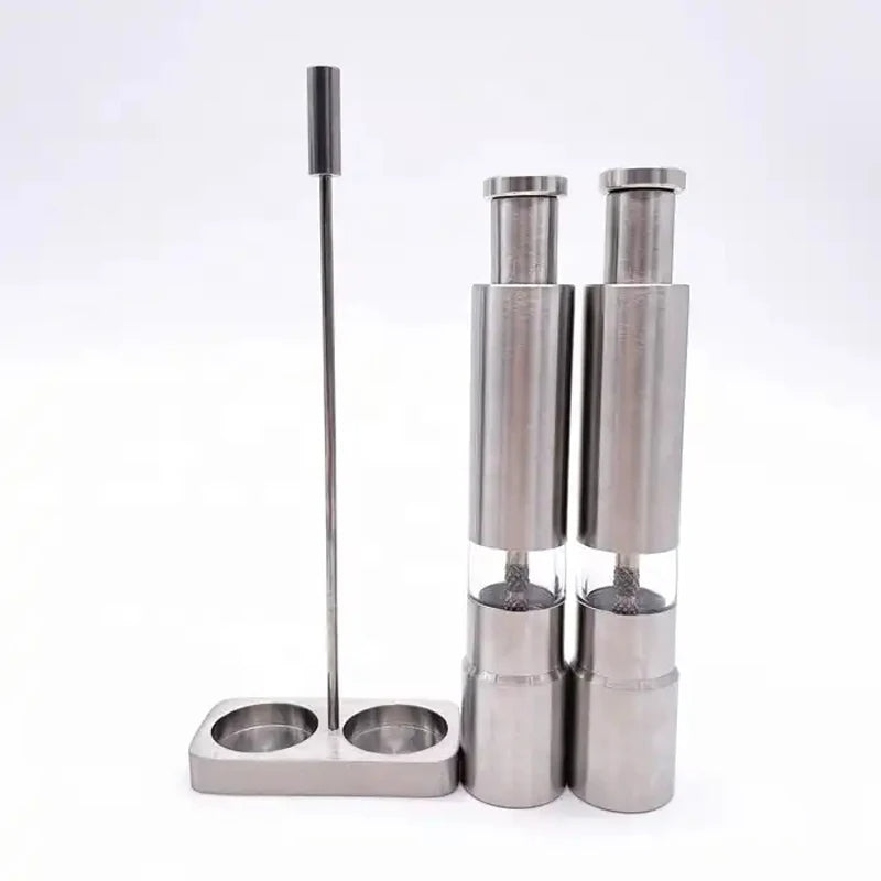 Salz- und Pfeffermühlen Set – Mit Daumendruck für müheloses Mahlen