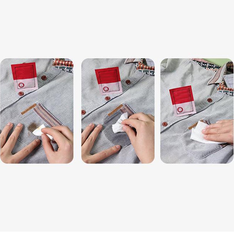 20er-Pack Fleckenentferner-Feuchttücher – Für saubere Kleidung unterwegs