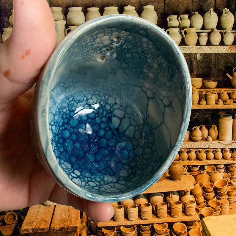 Handgefertigte Keramik-Kräuterstreifer – Mühelos & Sauber