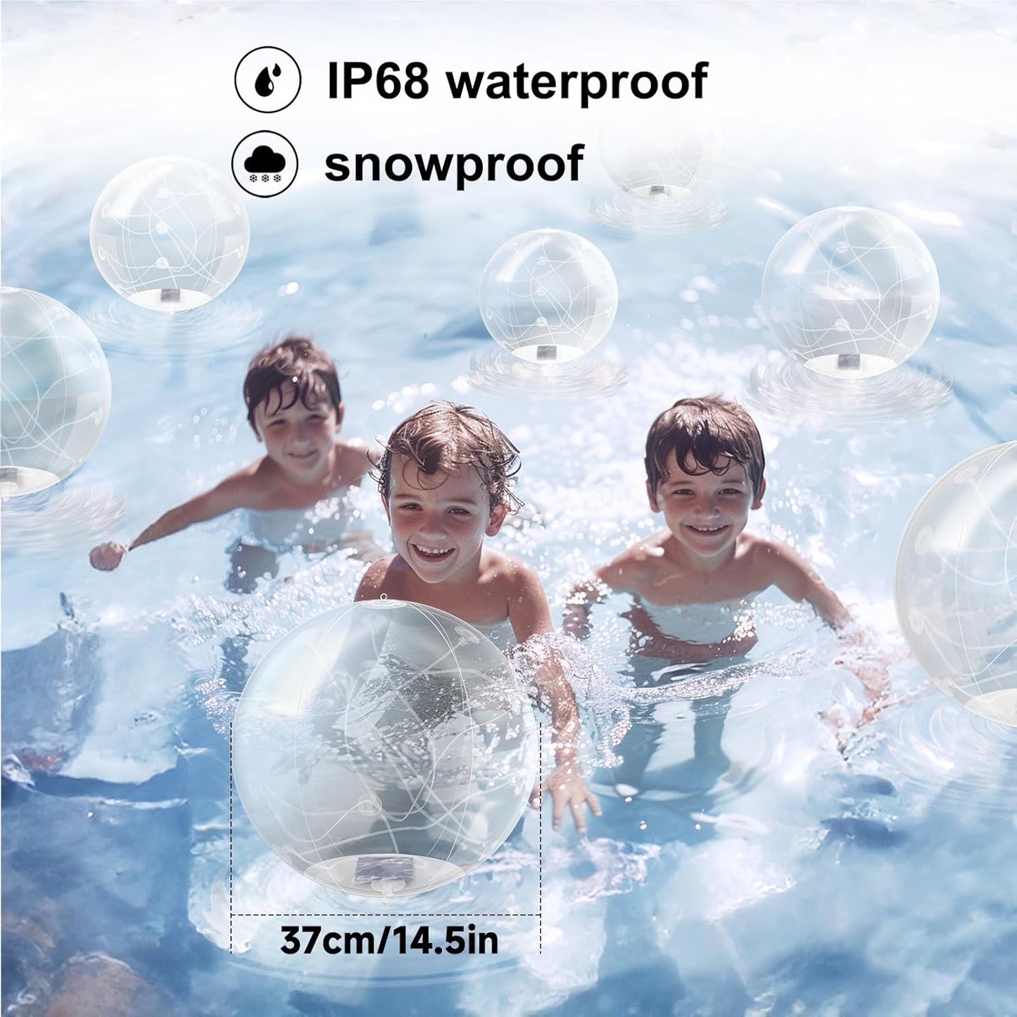 1+1 GRATIS | Solar Schwimmende Poolleuchten – Wasserdicht & Farbwechselnd