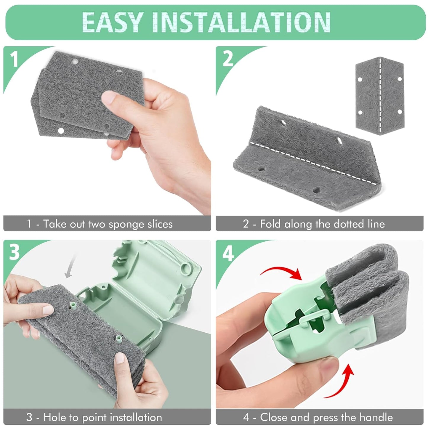 3+2 GRATIS | Magische Fensterfugen-Reinigungsbürste – Mühelose Tiefenreinigung