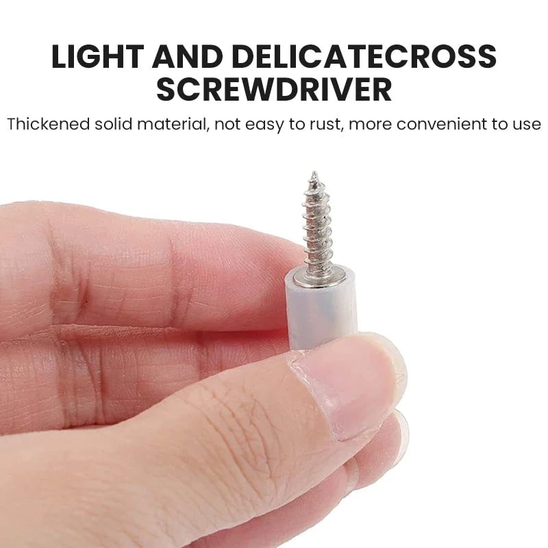 30+50 GRATIS | Selbstschneidende Schrauben für Schränke & Regale – Kein Bohren nötig