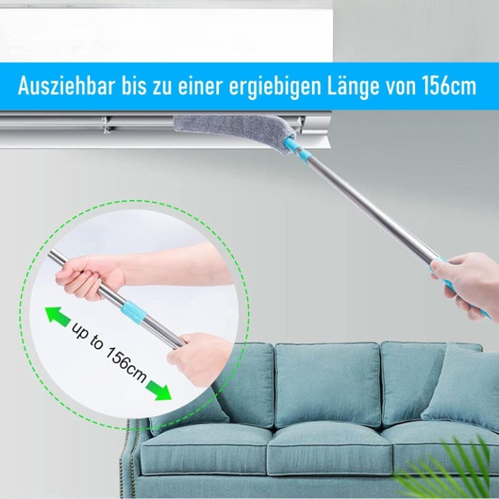 Flexibler Staub- und Spaltenreiniger | 3 GRATIS Staubtücher