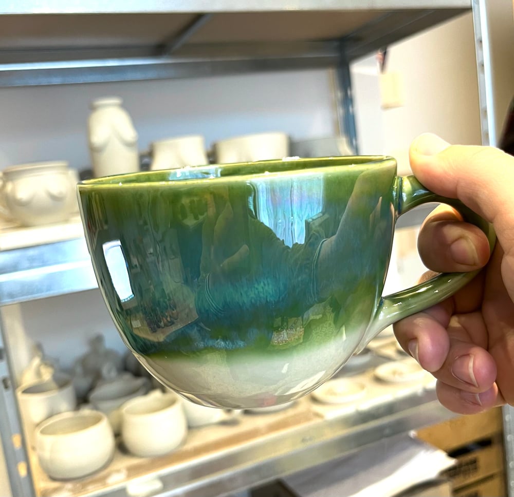 Handgemachte Jumbo-Tasse mit lustigem Spruch – Extra Groß & Einzigartig