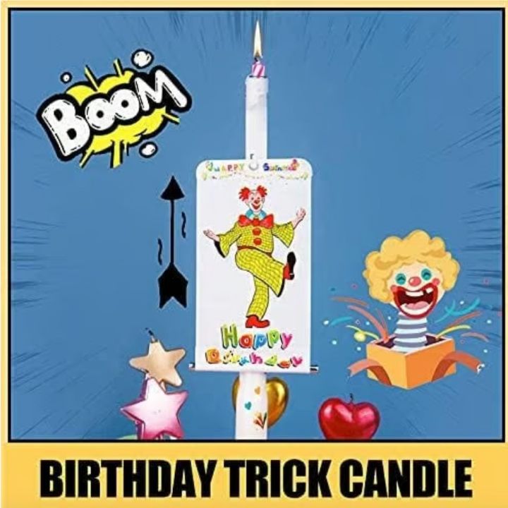 1+1 Gratis | Überraschungs-Pop-up-Fächer-Kerzenaufsatz