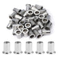 Hochwertiges Nietmuttern-Set mit Flachkopf (100 Stück)