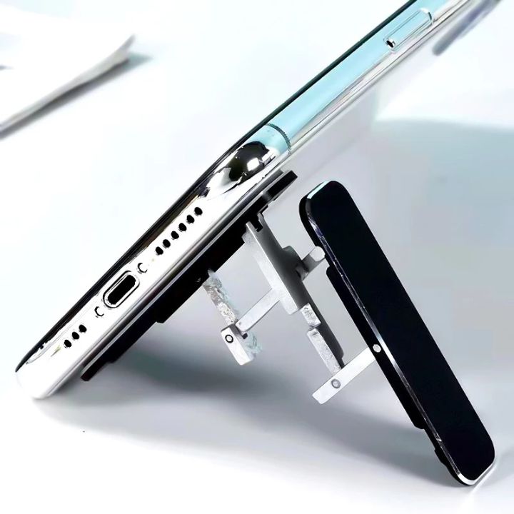 1+1 Gratis | Faltbarer Mini-Handyhalter aus Aluminium – kompakt & tragbar