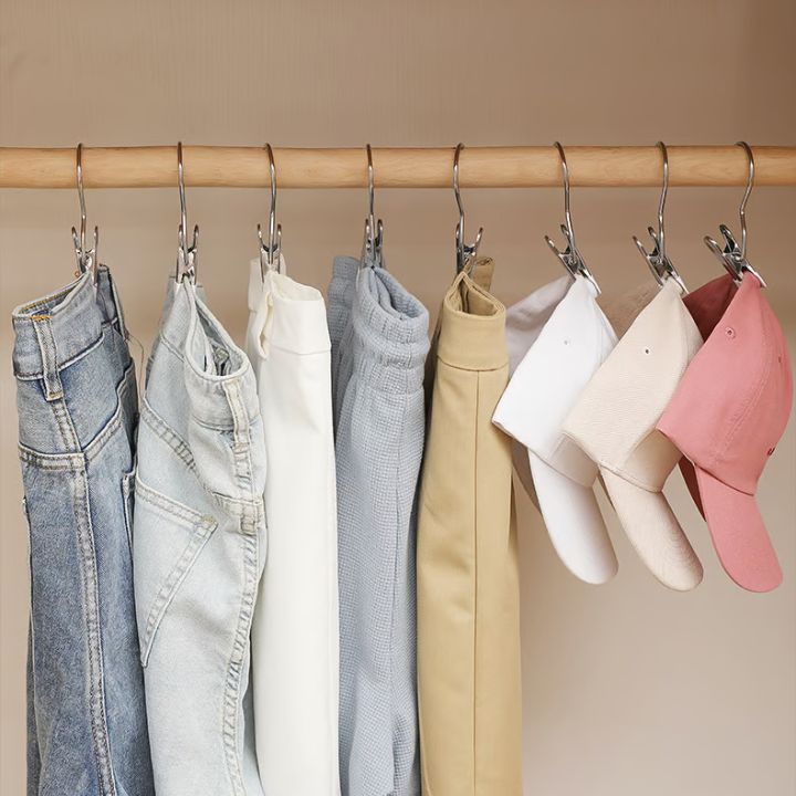 Edelstahl-Kleiderclip – Robuste Hänger