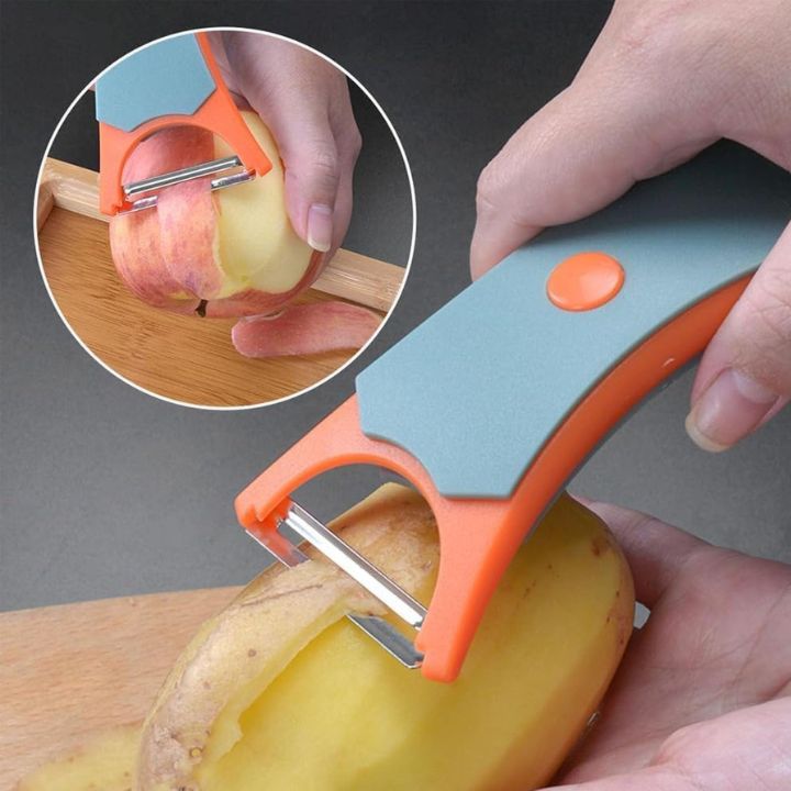 Multifunktionaler Obst- und Gemüseschäler mit Reibe