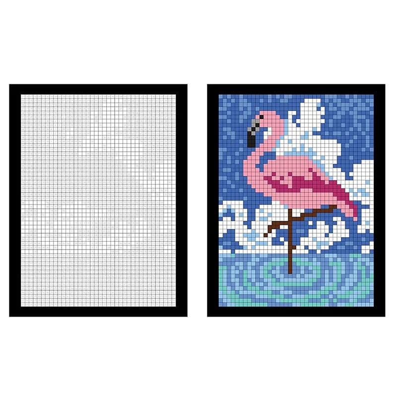 100 Malen-nach-Zahlen Buchset – Entspannendes & Kreatives Malvergnügen