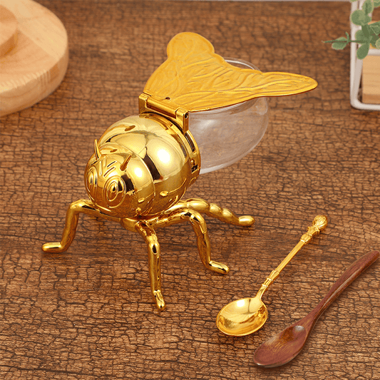 Dekoratives Bienen-Honigglas – Süße Eleganz für Ihr Zuhause