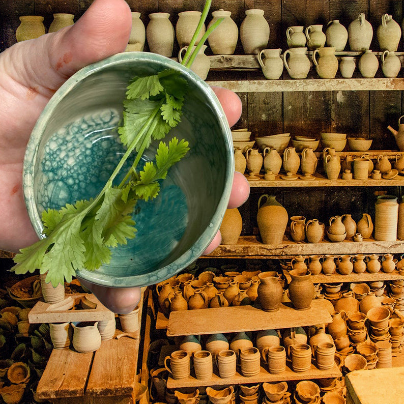 1+1 Gratis | Keramik-Kräuterstreifer – Handgefertigt mit rustikalem Design