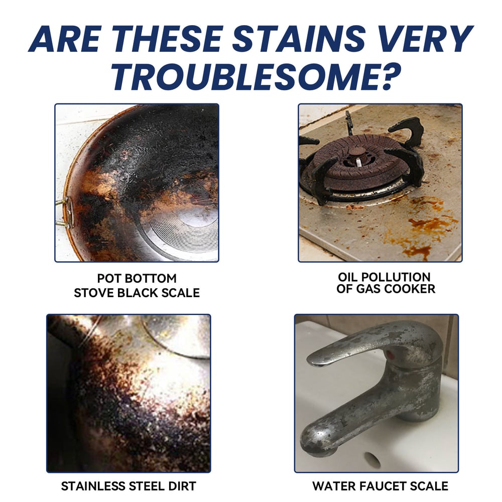 Nano-Reinigungspaste für Edelstahl – Rückstandsfrei & Oberflächenschonend