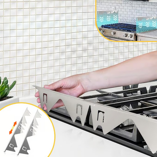 1+1 GRATIS | Teleskopierbare Edelstahl-Abdeckleisten für Herdspalten