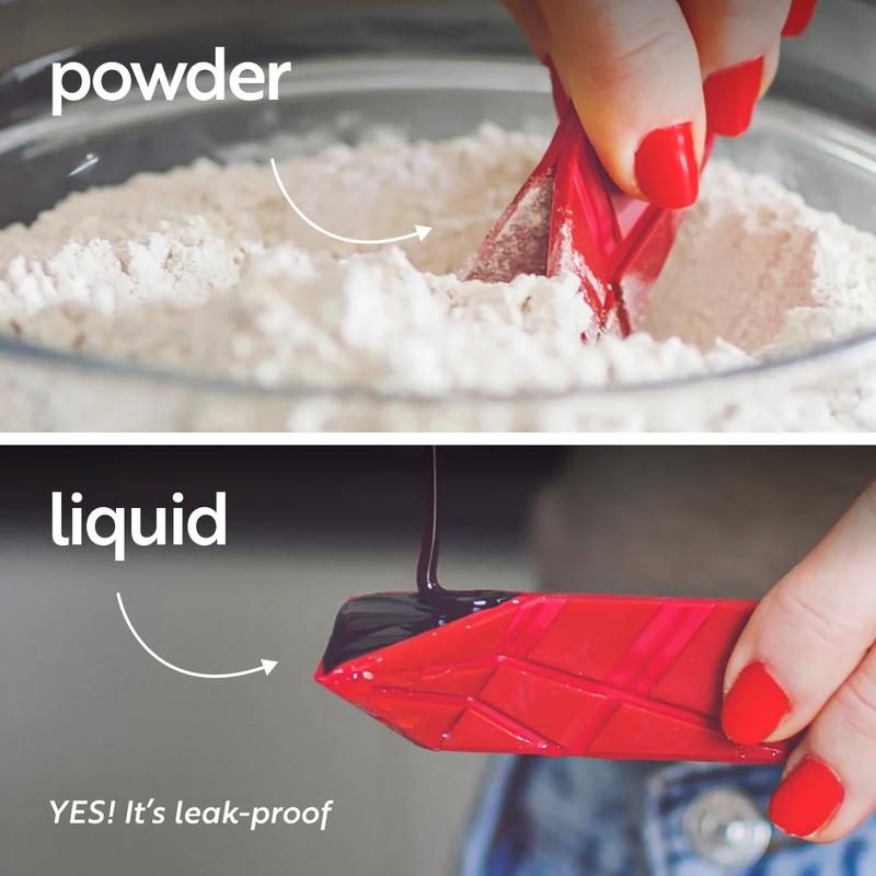 1+1 GRATIS | Flache 3-in-1 Magnetische Messlöffel – Platzsparend & Präzise