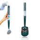 Wand-Toilettenbürste aus Silikon – Mit Spender & langem Griff