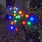 Solar-Kirschblütenlichter | Wasserdichte LED-Deko für draußen