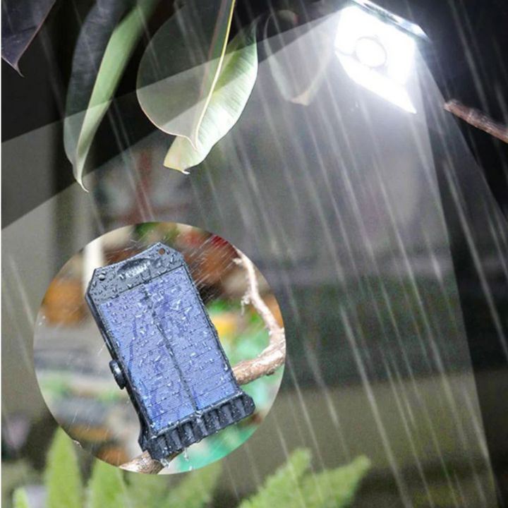 Groß Solar-LED-Außenlampe – Mit Clip & Bewegungsmelder