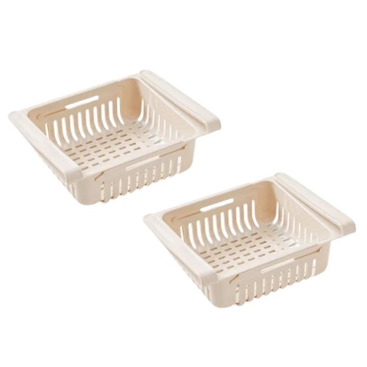 1+1 Gratis | Ausziehbare & Erweiterbare Kühlschrank-Schublade