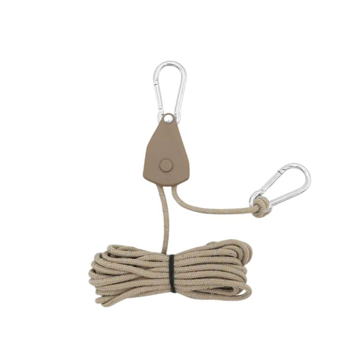 4 Stück | Verstellbares Outdoor-Campingseil – stabil, reflektierend und kompakt