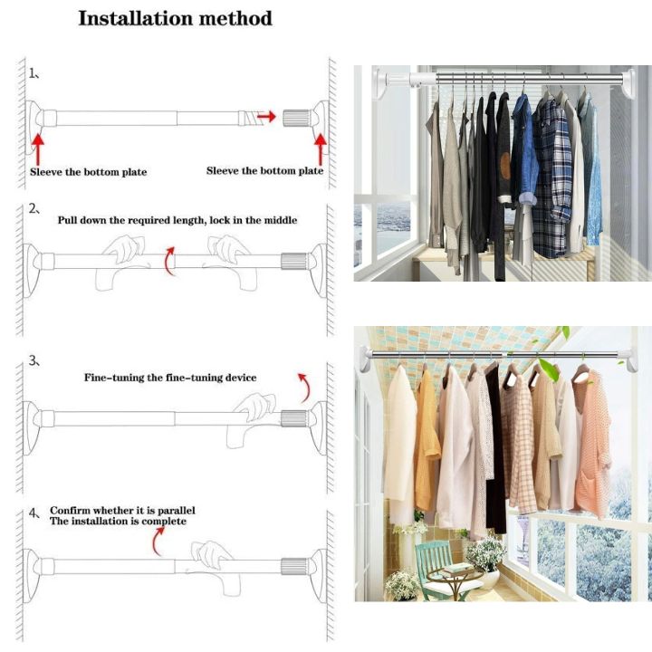 Teleskop-Stange ohne Bohren – In Sekunden montiert für Bad, Küche & mehr!