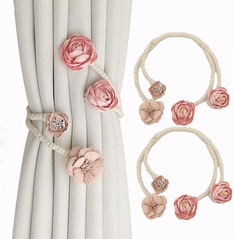 1+1 GRATIS | Elegante biegbare Gardinenhalter – Ohne Bohren, Ohne Aufwand