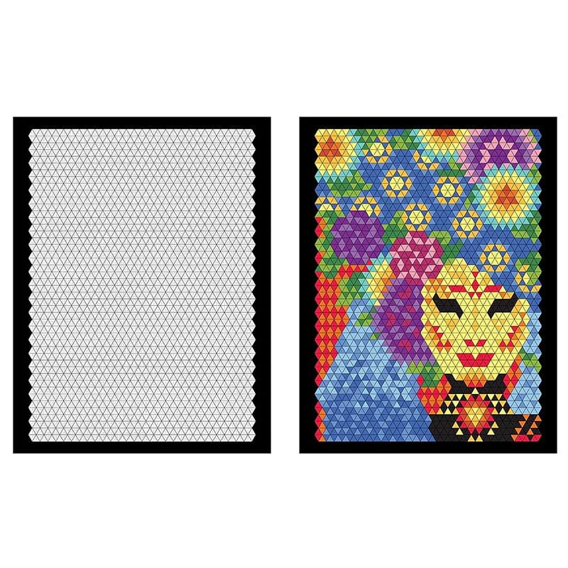 100 Malen-nach-Zahlen Buchset – Entspannendes & Kreatives Malvergnügen