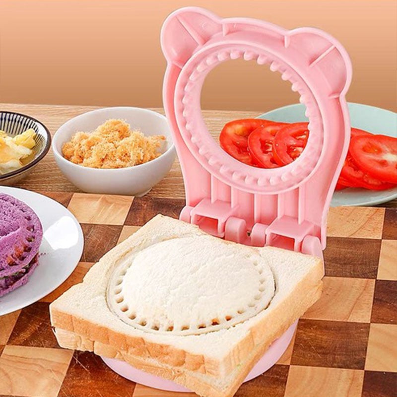 Sandwich-Ausstecher mit Versiegelung – Kinderfreundliches DIY-Set aus Edelstahl